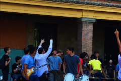 striscione concerto